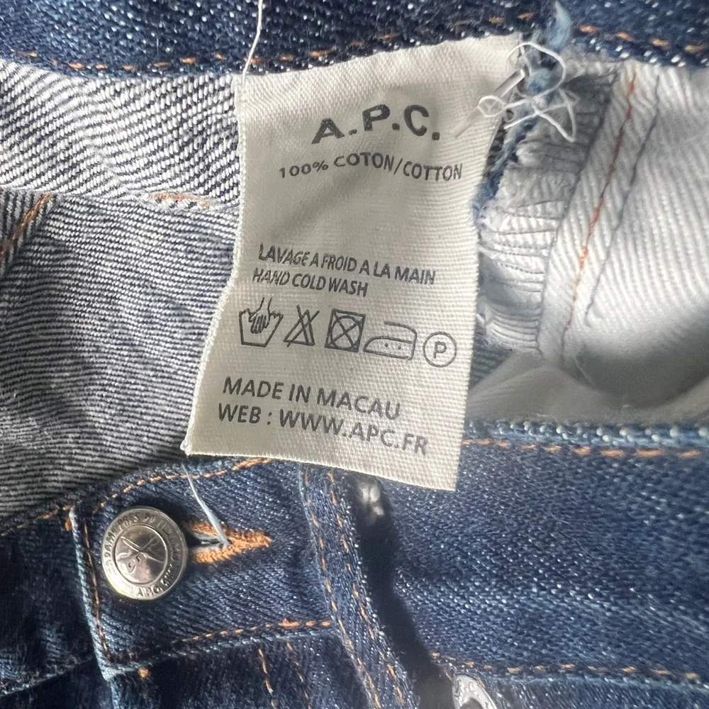A.P.C. Petit Standard Jean Droit Etroit